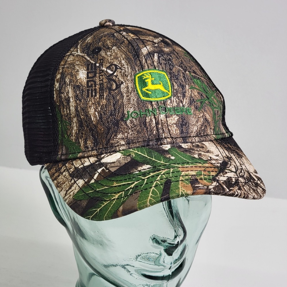 John Deere Realtree Edge Women's Evolve & Elude Snapback Trucker Hat/Cap NWOT